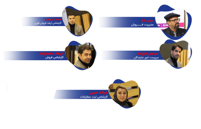 تصاویر اعضای پرسنل شرکت رنگ سازی شبرنگ